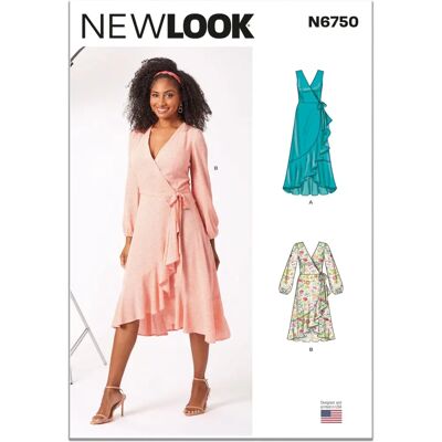Modèle de couture papier New Look 6750 - Pour femmes Modèle de couture papier New Look 6750 - Pour femmes