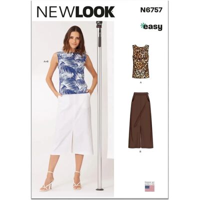 Patron de couture papier New Look 6757 - Patron de couture - Publicité Patron de couture papier New Look 6757 - Patron de couture - Publicité