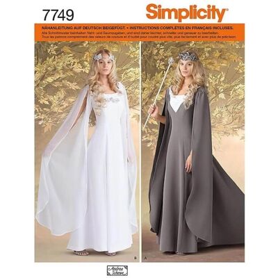 Simplicity Modell 1551 Schnittmuster - Mittelstufe Simplicity Modell 1551 Schnittmuster - Mittelstufe