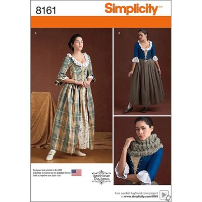 Simplicity Modèle de couture pour robe - 8161 - Publicité Simplicity Modèle de couture pour robe - 8161 - Publicité