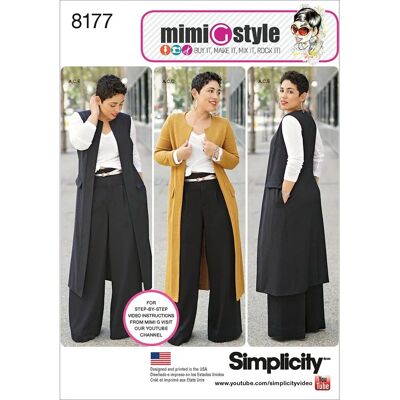 Patron Simplicity - Veste, Pantalon, Manteau - Publicité Patron Simplicity - Veste, Pantalon, Manteau - Publicité