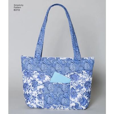 Patron de couture Simplicity 8310 Sacs matelassés - Patron de couture Patron de couture Simplicity 8310 Sacs matelassés - Patron de couture