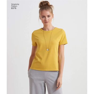 Patron de couture pour hauts décontractés pour femmes - 8376 Patron de couture pour hauts décontractés pour femmes - 8376