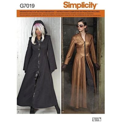 Patron couture Simplicity S8482 - Costumes cosplay - Publicité Patron couture Simplicity S8482 - Costumes cosplay - Publicité