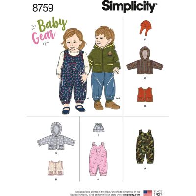 Patron couture bébé XS-XL - Vêtements bébé Patron couture bébé XS-XL - Vêtements bébé