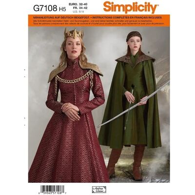 Simplicity Misses' Fantasy Costumes Sewing Pattern 8768 - Sewing Pattern Simplicity Misses' Fantasy Costumes Sewing Pattern 8768 - Sewing Pattern