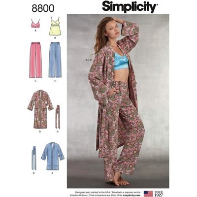 Patron Couture Simplicity Ensemble Confortable - Patron Patron Couture Simplicity Ensemble Confortable - Patron