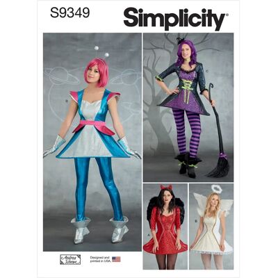 Simplicity S9349 - Patron de robe mini pour femmes - Costume et robe Simplicity S9349 - Patron de robe mini pour femmes - Costume et robe