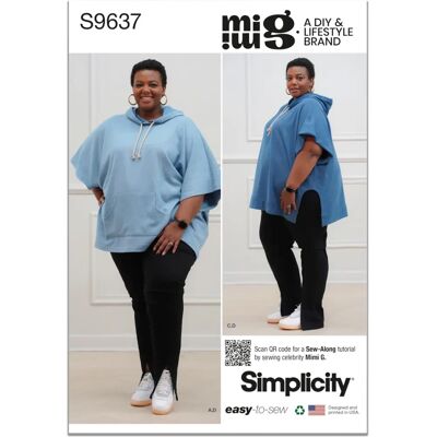 Patron oversize pour hoodie et leggings de Mimi G - Vêtements Patron oversize pour hoodie et leggings de Mimi G - Vêtements