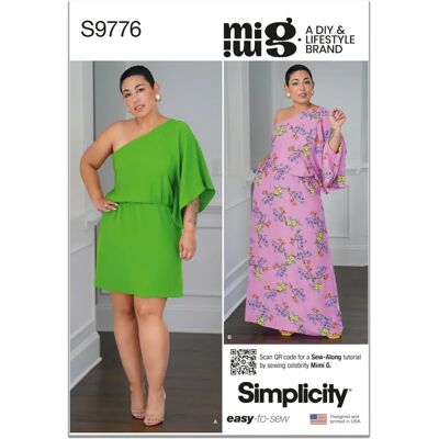 Patron de couture Simplicity Mimi G - Caftans et robes - Publicité Patron de couture Simplicity Mimi G - Caftans et robes - Publicité