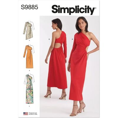 Simplicity - S9885 - Misses' - Knit Dress - Sewing Pattern Simplicity - S9885 - Misses' - Knit Dress - Sewing Pattern
