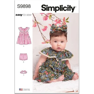 Simplicity - S9898 - Dress Pattern - Publicité Simplicity - S9898 - Dress Pattern - Publicité