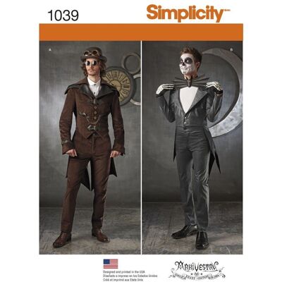 Simplicity Men's Cosplay Costumes Sewing Pattern - Costumes & Accessories Simplicity Men's Cosplay Costumes Sewing Pattern - Costumes & Accessories