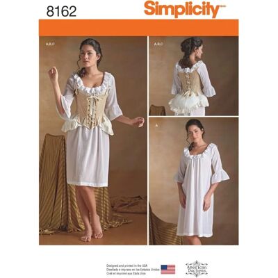 Simplicity Women's Undergarments Costume Sewing Pattern - Sew Pattern Simplicity Women's Undergarments Costume Sewing Pattern - Sew Pattern