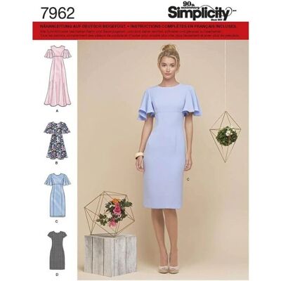Patron de couture robe femme Simplicity 8292 - Publicité Patron de couture robe femme Simplicity 8292 - Publicité