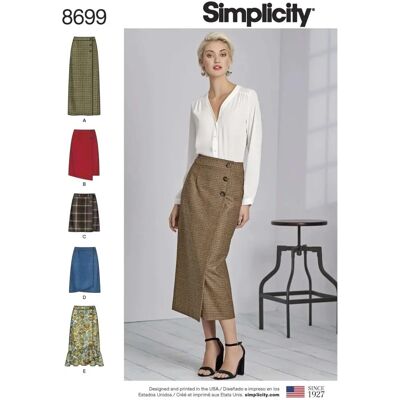 Patron Simplicity Jupes Vintage - Longueurs Variables Patron Simplicity Jupes Vintage - Longueurs Variables