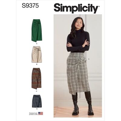 Simplicity Pattern 9375 Women Skirt Simplicity Pattern 9375 Women Skirt