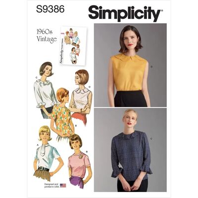 Patron Simplicity U5 - Robe & Blouse Vintage - Tailles 16-24 Patron Simplicity U5 - Robe & Blouse Vintage - Tailles 16-24
