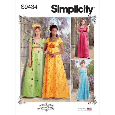 Simplicity Misses' Regency Dress Pattern - Dress Sewing Pattern Simplicity Misses' Regency Dress Pattern - Dress Sewing Pattern