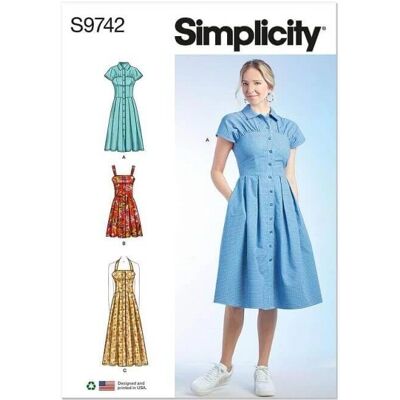 Patron de robe Simplicity 9742 - Patron de robe - Publicité Patron de robe Simplicity 9742 - Patron de robe - Publicité