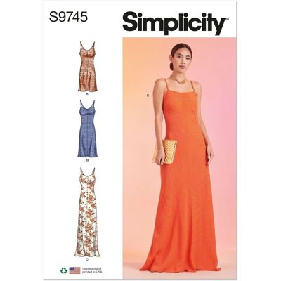 Simplicity 9745 - Patron de couture pour femmes - Publicité Simplicity 9745 - Patron de couture pour femmes - Publicité