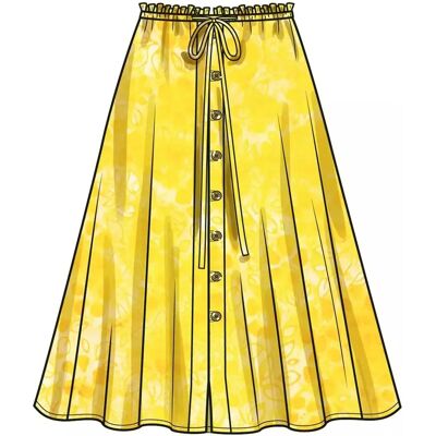 Patron de jupe Simplicity avec variations d'ourlet - Patron de couture Patron de jupe Simplicity avec variations d'ourlet - Patron de couture