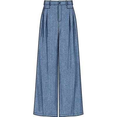 Patron de couture pour shorts et pantalons pour femmes - S9955 - Publicité Patron de couture pour shorts et pantalons pour femmes - S9955 - Publicité