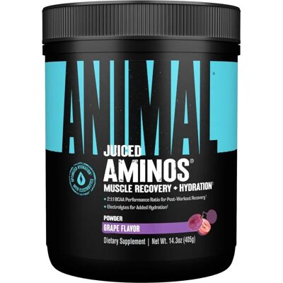 Universal Nutrition Animal Juiced Aminos - Winogrono - 30 Porcji - Aminokwasy Universal Nutrition Animal Juiced Aminos - Winogrono - 30 Porcji - Aminokwasy