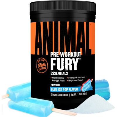 Universal Nutrition Animal Fury Ice Pop - Dietary Supplement - 30 Servings Universal Nutrition Animal Fury Ice Pop - Dietary Supplement - 30 Servings