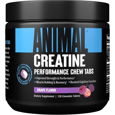 Animal Creatine Chews - Grape - 120 Tablets - Supplements Animal Creatine Chews - Grape - 120 Tablets - Supplements
