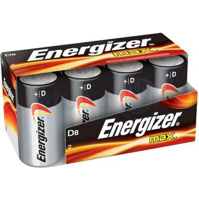 Energizer - E95FP-8 - Size D - 8 Count - Battery Energizer - E95FP-8 - Size D - 8 Count - Battery