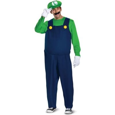 Costume Luigi Lacey Wigs - Grand/Très grand blanc EU42-46 - Type de costume Costume Luigi Lacey Wigs - Grand/Très grand blanc EU42-46 - Type de costume