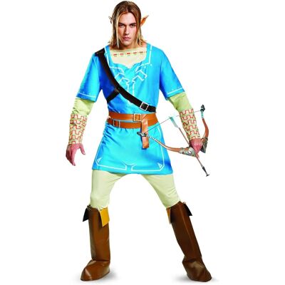 Disguise Link Breath Of The Wild Dlx Legend of Zelda Videojuego Disfraz para adolescentes Disguise Link Breath Of The Wild Dlx Legend of Zelda Videojuego Disfraz para adolescentes