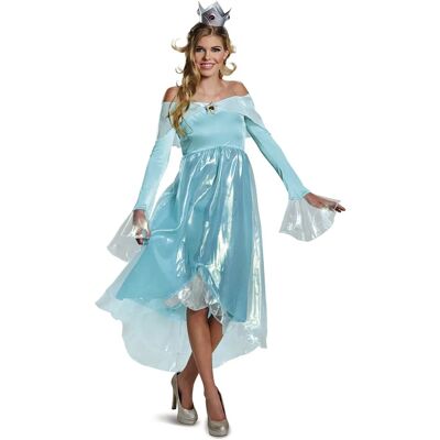 Disguise Rosalina Rosetta Deluxe Costume & Crown - Video Game Disguise Rosalina Rosetta Deluxe Costume & Crown - Video Game
