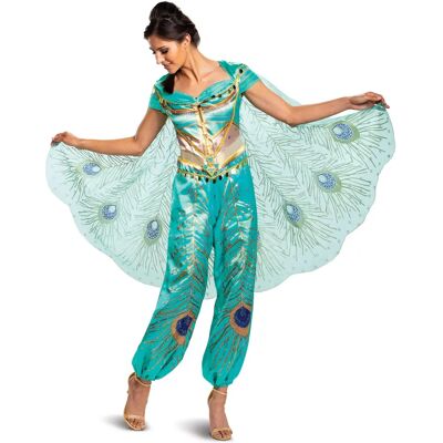 Disney Jasmine Teal Costume - Princess Aladdin Movie - Small Disney Jasmine Teal Costume - Princess Aladdin Movie - Small