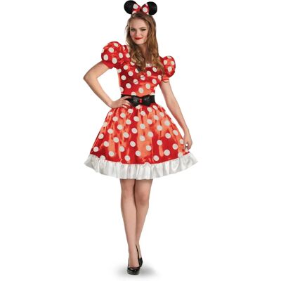 Lacey Wigs Rotes Minnie Kostüm XL - Kostüm Lacey Wigs Rotes Minnie Kostüm XL - Kostüm