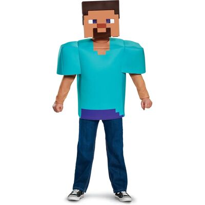 Disguise Steve Mojang Minecraft Kinderkostuum Disguise Steve Mojang Minecraft Kinderkostuum