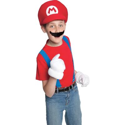 JAKKS Pacific Mario Costume Set - Hat & Mustache JAKKS Pacific Mario Costume Set - Hat & Mustache