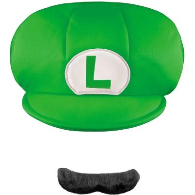 Disguise Luigi Green Cap Mustache Child Costume - Kid’s Nintendo Licensed Disguise Luigi Green Cap Mustache Child Costume - Kid’s Nintendo Licensed
