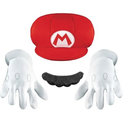 BigBuy Super Mario Kostymset för barn - 4 delar BigBuy Super Mario Kostymset för barn - 4 delar