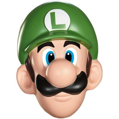 Nintendo Super Mario Luigi kostymmask - Grön, One Size Nintendo Super Mario Luigi kostymmask - Grön, One Size