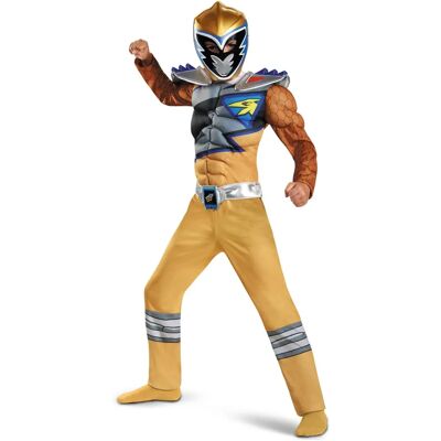 Power Rangers Gold Ranger Muskel Kostüm - Kinder Power Rangers Gold Ranger Muskel Kostüm - Kinder