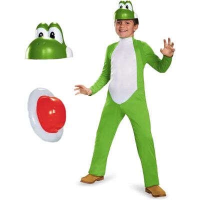 Disguise Yoshi Deluxe Dinosaur - Grün Kostüm für Jungen - Super Mario Spiel Disguise Yoshi Deluxe Dinosaur - Grün Kostüm für Jungen - Super Mario Spiel