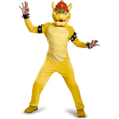 Costume Deluxe Bowser di Nintendo - Giallo, Taglia 10-12 - Costume Videogioco Costume Deluxe Bowser di Nintendo - Giallo, Taglia 10-12 - Costume Videogioco