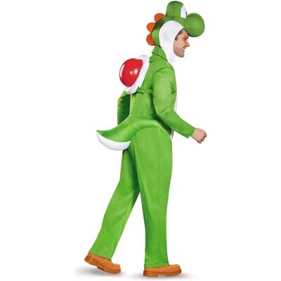 Lacey Wigs Costume Yoshi Mario Bros - XXL verde/bianco EU50-52 Lacey Wigs Costume Yoshi Mario Bros - XXL verde/bianco EU50-52