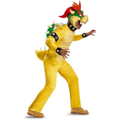 Super Mario Bowser Deluxe Kostuum - Opblaasbare Schede & Masker Super Mario Bowser Deluxe Kostuum - Opblaasbare Schede & Masker