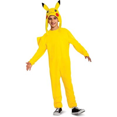 Disfraz Deluxe Pokémon Pikachu para niños - Grande (10-12) Disfraz Deluxe Pokémon Pikachu para niños - Grande (10-12)
