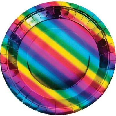 Piatti Arcobaleno Creative Converting - Forniture per feste Piatti Arcobaleno Creative Converting - Forniture per feste