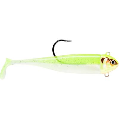 Storm Biscay Minnow Lure - 14cm, 34g - Coastal Hot Chartreuse Storm Biscay Minnow Lure - 14cm, 34g - Coastal Hot Chartreuse