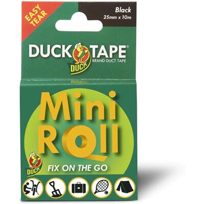Shurtape Black Duck Tape Mini Roll - Waterproof Repair Tape Shurtape Black Duck Tape Mini Roll - Waterproof Repair Tape